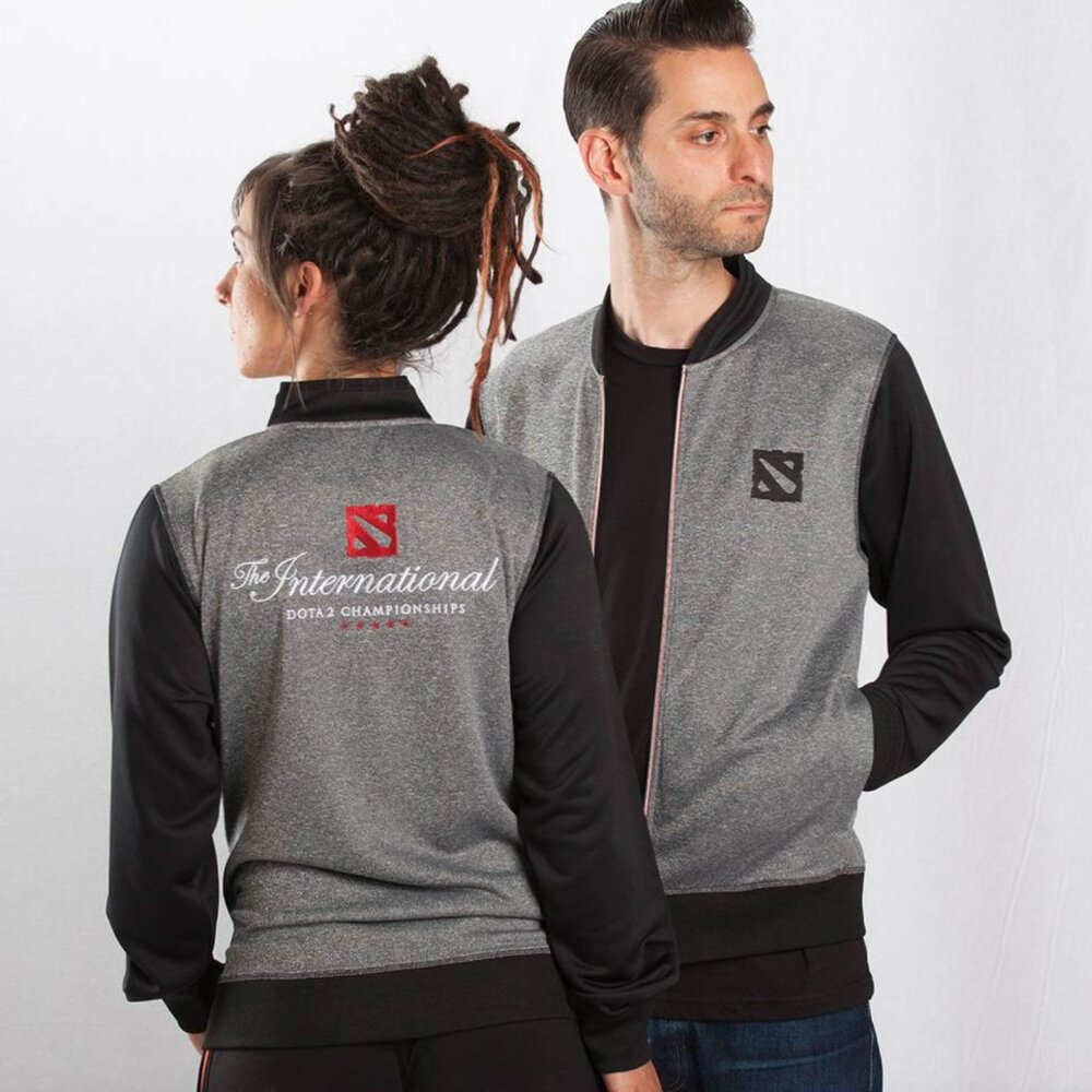 DotA2 International Championships 2015 Embroidered Zip Track Jacket NEW Small
